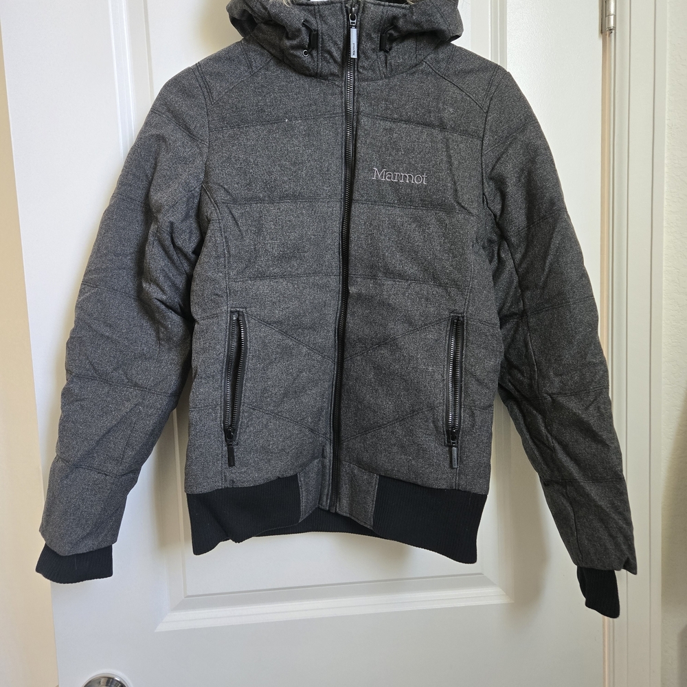 Marmot Gray Puffer Jacket